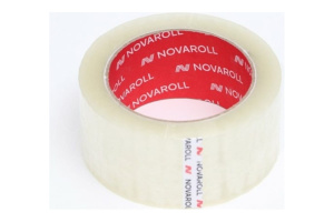 Скотч лента клеящая упаковочная, прозрачная 48мм 150м NOVAROLL