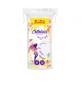 Ватные диски Cottolina 80шт+20шт