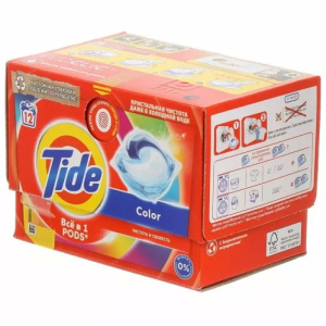 СМС автомат капсулы Tide Color 12х16,8г