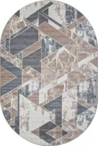 F354 BEIGE-BLUE овал