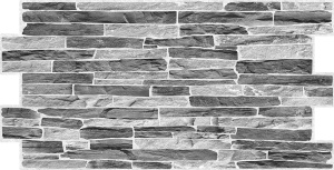 Панель ПВХ Грейс Сланец темный серый 0,980х0,500 (уп.-10шт)