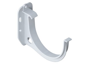 Кронштейн желоба БЕЛЫЙ ПВХ