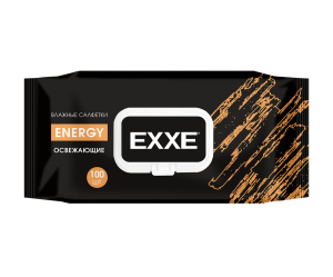 EXXE MEN Влажные салфетки (Микс Energy&Fresh), 100 шт МАРКИРОВКА