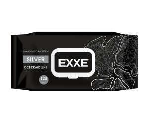 EXXE MEN Влажные салфетки (Микс Breeze&Silver), 120 шт МАРКИРОВКА