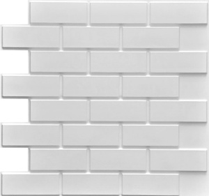 Панель облицовочная Грейс Белый кирпич Белотта 3D