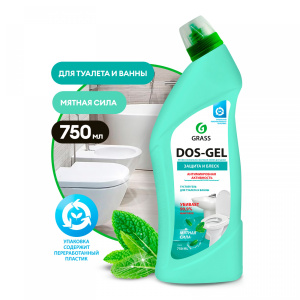 Универсальный чистящий гель Grass DOS Gel мятная сила 750мл